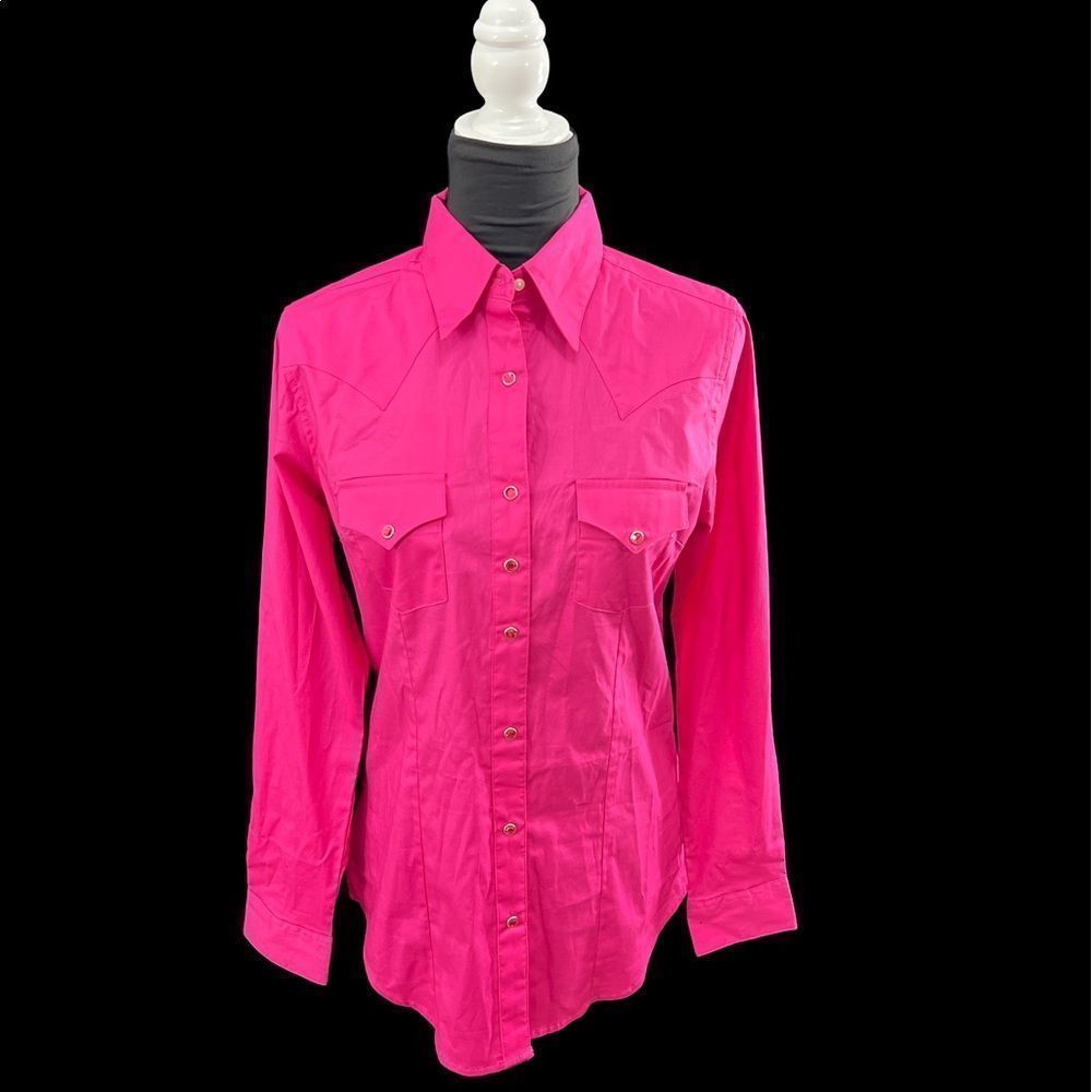 NWT Wrangler pink fitted shirt